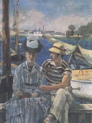 Edouard Manet Argenteuil (The Boating Party) (mk09) china oil painting image